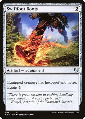 Swiftfoot Boots card from Commander Legends