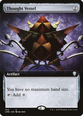 Thought Vessel (Extended Art) card from Commander Legends