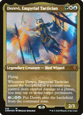 Derevi, Empyrial Tactician (Foil Etched) card from Commander Legends