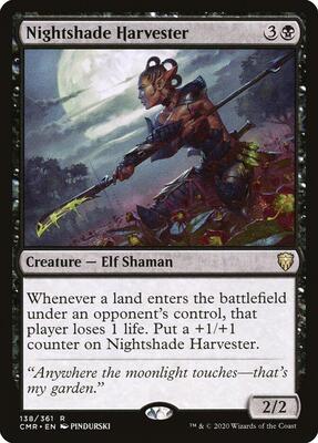 Nightshade Harvester card from Commander Legends