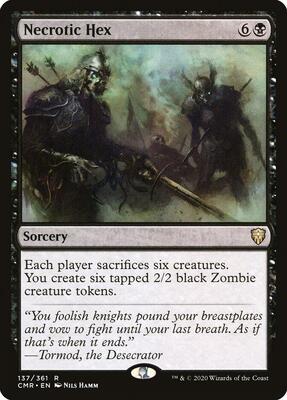 Necrotic Hex card from Commander Legends