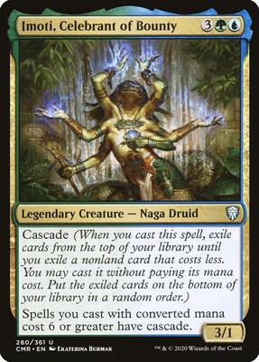 Imoti, Celebrant of Bounty card from Commander Legends