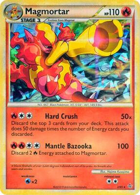 Magmortar - 2/95 (Cracked Ice Holo) card from Miscellaneous Cards & Products