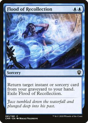 Flood of Recollection card from Commander Legends