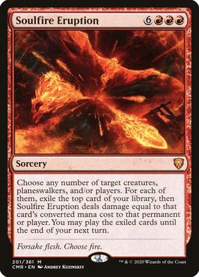 Soulfire Eruption card from Commander Legends