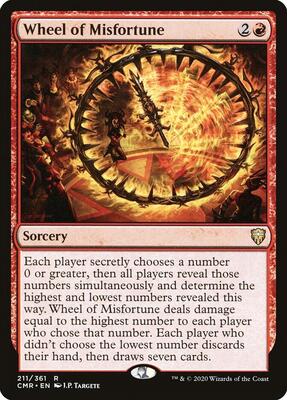 Wheel of Misfortune card from Commander Legends