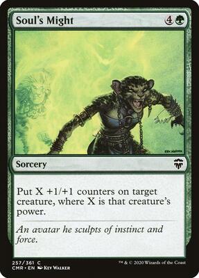 Soul's Might card from Commander Legends