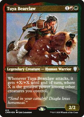 Tuya Bearclaw (Foil Etched) card from Commander Legends