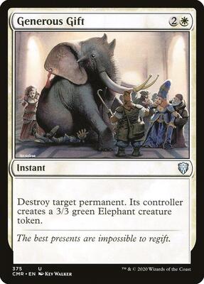 Generous Gift card from Commander Legends