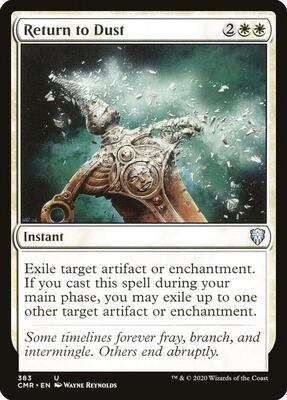 Return to Dust (383) card from Commander Legends