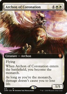 Archon of Coronation (Extended Art) card from Commander Legends
