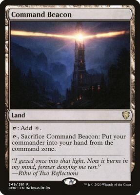 Command Beacon card from Commander Legends