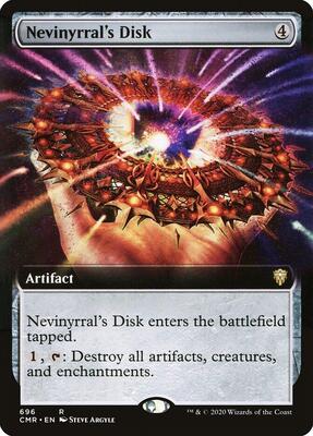 Nevinyrral's Disk (Extended Art) card from Commander Legends