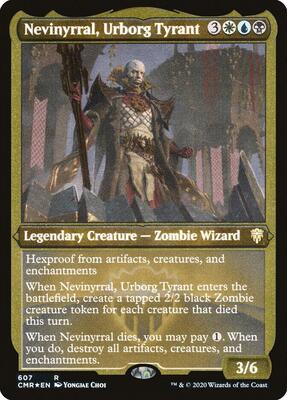 Nevinyrral, Urborg Tyrant (Foil Etched) card from Commander Legends