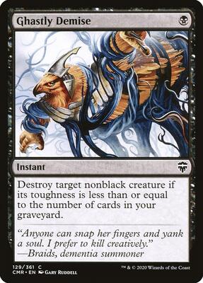 Ghastly Demise card from Commander Legends