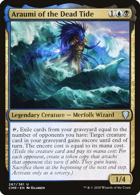 Araumi of the Dead Tide card from Commander Legends
