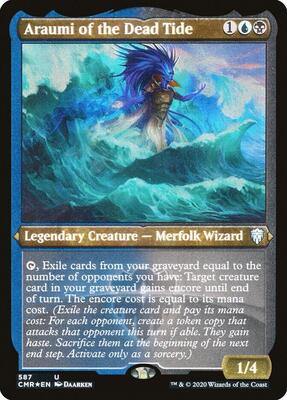 Araumi of the Dead Tide (Foil Etched) card from Commander Legends