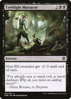 Eyeblight Massacre card from Commander Legends