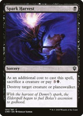 Spark Harvest card from Commander Legends