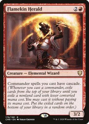 Flamekin Herald card from Commander Legends