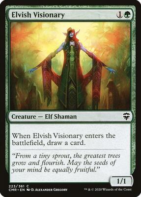 Elvish Visionary card from Commander Legends