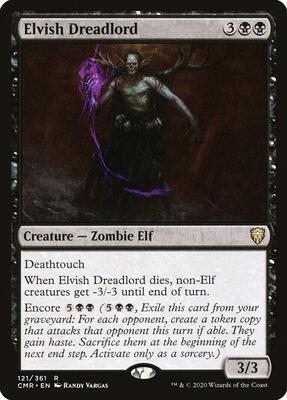 Elvish Dreadlord card from Commander Legends
