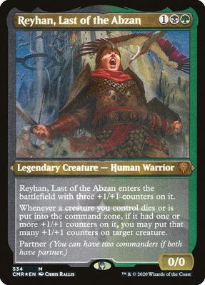 Reyhan, Last of the Abzan (Foil Etched) card from Commander Legends
