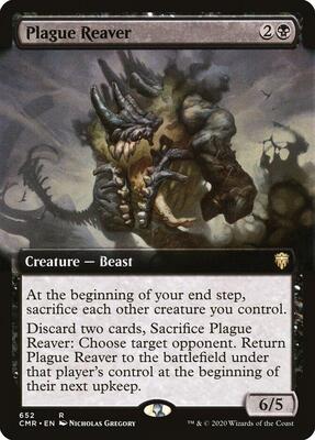 Plague Reaver (Extended Art) card from Commander Legends