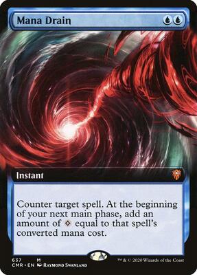 Mana Drain (Extended Art) card from Commander Legends