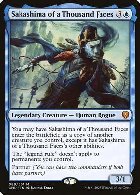 Sakashima of a Thousand Faces card from Commander Legends