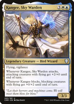Kangee, Sky Warden card from Commander Legends