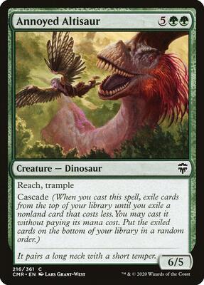 Annoyed Altisaur card from Commander Legends