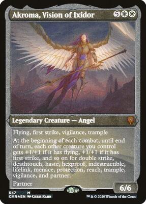 Akroma, Vision of Ixidor (Foil Etched) card from Commander Legends