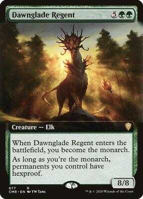 Dawnglade Regent (Extended Art) card from Commander Legends