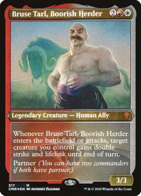 Bruse Tarl, Boorish Herder (Foil Etched) card from Commander Legends