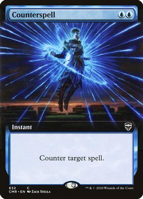 Counterspell (Extended Art) card from Commander Legends