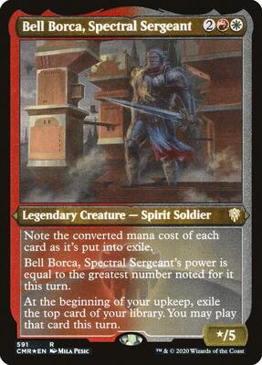 Bell Borca, Spectral Sergeant (Foil Etched) card from Commander Legends