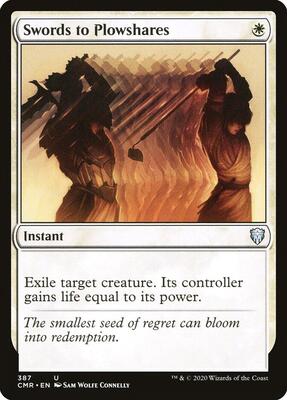 Swords to Plowshares card from Commander Legends