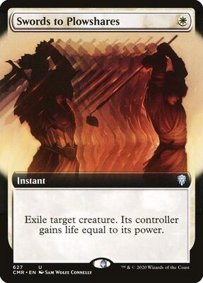 Swords to Plowshares (Extended Art) card from Commander Legends