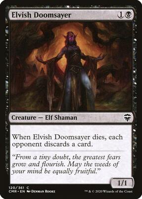 Elvish Doomsayer card from Commander Legends