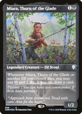 Miara, Thorn of the Glade (Foil Etched) card from Commander Legends