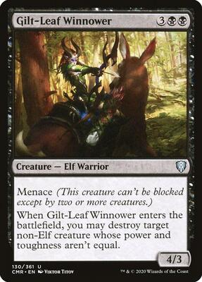 Gilt-Leaf Winnower card from Commander Legends