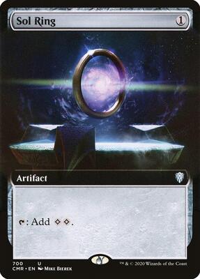 Sol Ring (Extended Art) card from Commander Legends
