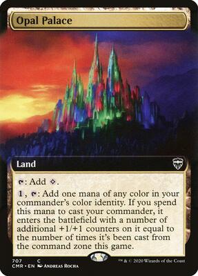 Opal Palace (Extended Art) card from Commander Legends