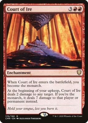 Court of Ire card from Commander Legends