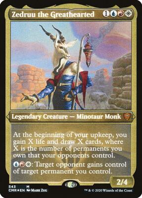 Zedruu the Greathearted (Foil Etched) card from Commander Legends
