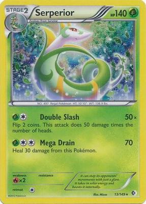 Serperior - 13/149 (Cosmos Holo) card from Blister Exclusives