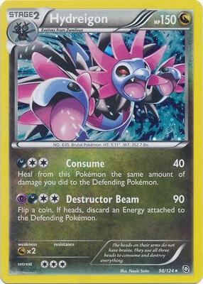 Hydreigon - 98/124 (Cosmos Holo) card from Blister Exclusives
