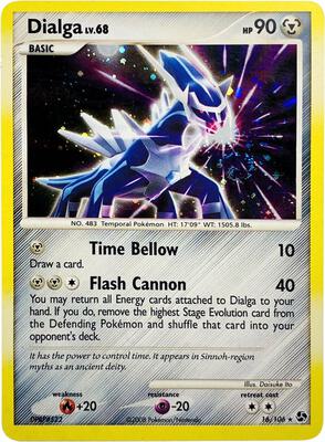 Dialga - 16/106 (Cosmos Holo) card from Deck Exclusives