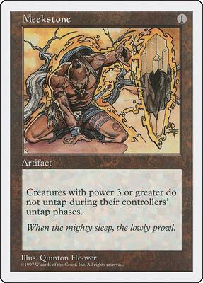 Meekstone card from Fifth Edition